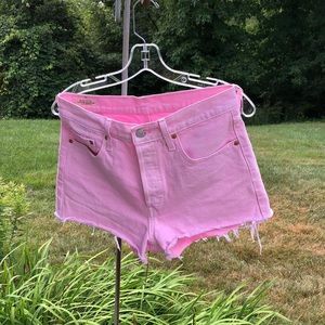 Levi’s premium pink shorts